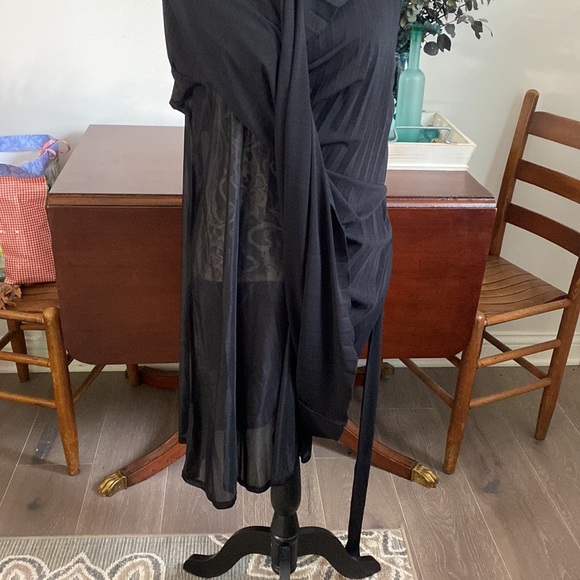 TAHARI NWT black pleated dress size XL - Picture 13 of 14